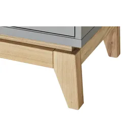 Paidi Sten Lowboard 123,5x46,5x39,6 cm Grau/Eiche Holz