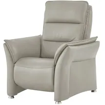 Hukla Sessel Echtleder Corina ¦ grau ¦ Maße (cm): B: 92 H: 112 T: 90.0