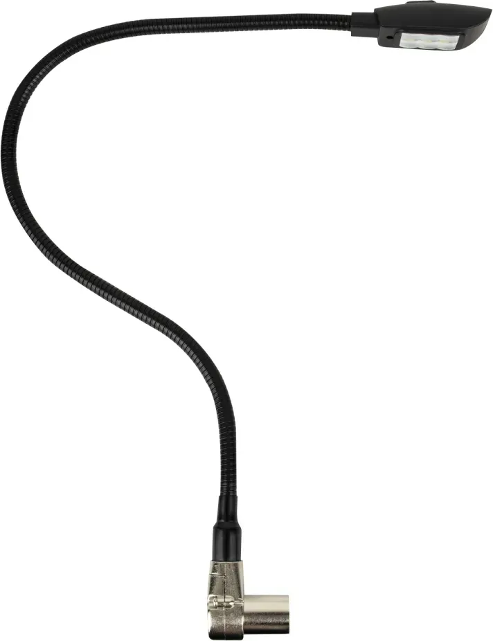 Showgear GooseLight XLR, CW 40 cm - 4-polig rechtwinklig