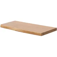 Sam Steckboard mit Baumkante Wandregal Akazie massiv eichefarben lackiert