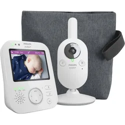 Philips Avent Babyphone mit Kamera Premium SCD892/26, grau