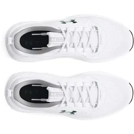 Under Armour Charged Commit 4 Herren White/Mod Gray/Forest Green 44,5