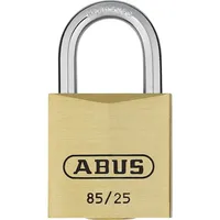 ABUS 85/25 Vorhangschloss aus massivem Messing gleichschließend