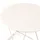 Beliani Bistro Set 3-tlg. Cremeweiß