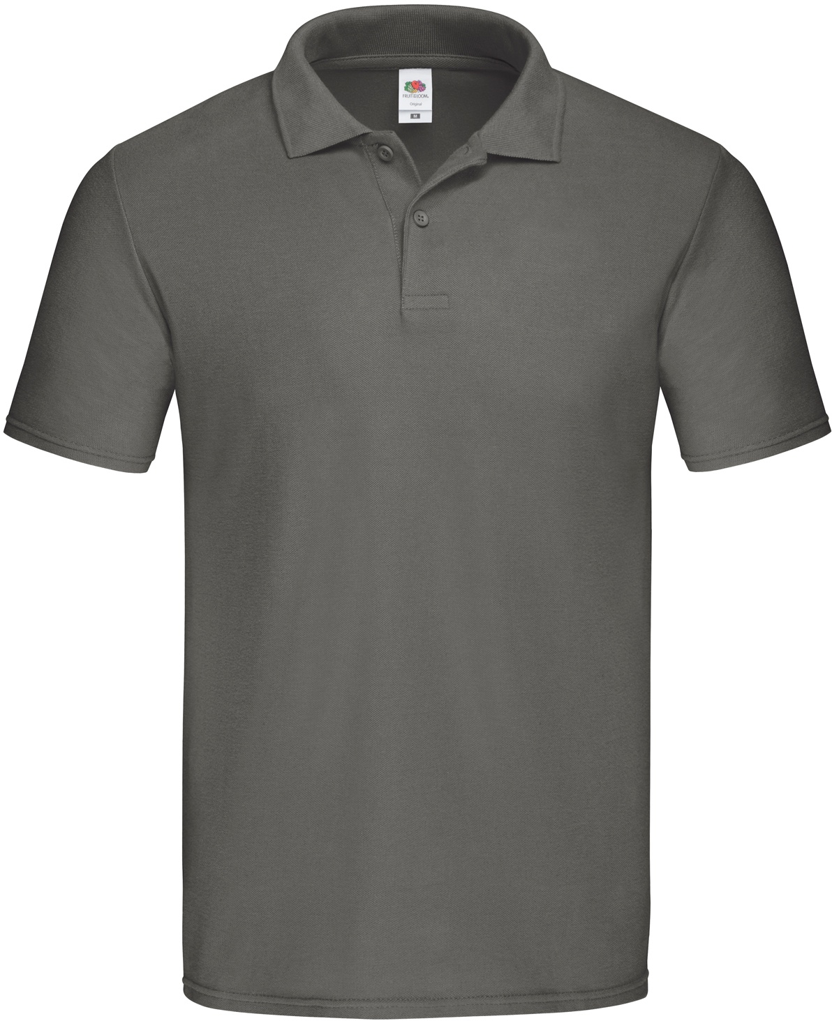 Fruit of the Loom Original Polo 63-505-0 Herren Baumwoll Poloshirt, graphit, L