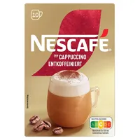 NESCAFÉ GOLD Typ Cappuccino Entkoffeiniert, Getränkepulver-Sticks (à 10 x 12,5g)