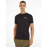 Tommy Hilfiger T-Shirt mit Rundhalsausschnitt, Black, S