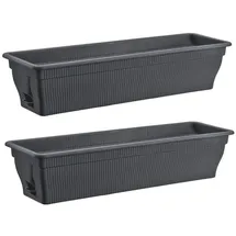 Buri 80 x 19 x 19 cm Anthrazit