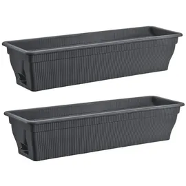Buri 80 x 19 x 19 cm Anthrazit