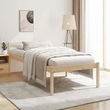 vidaXL Seniorenbett 90x200 cm Massivholz Kiefer
