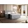 altdecor Boxspringbett BERO KING - 160x200 - H3/H4 - Hellgrau