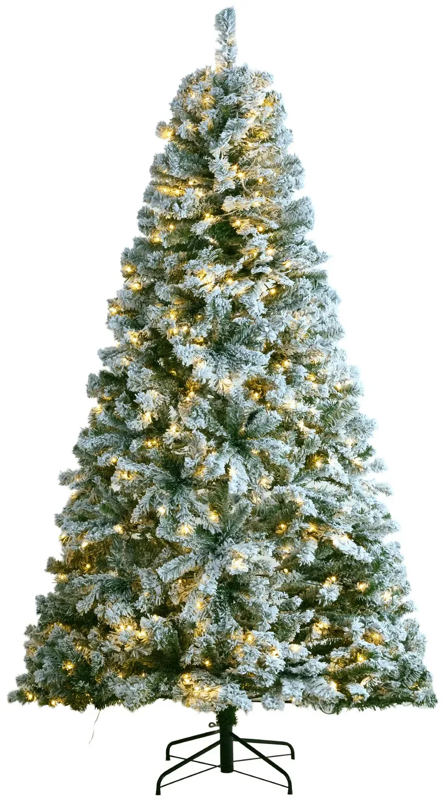 VEVOR Weihnachtsbaum künstlich Tannenbaum Christbaum mit 550 LEDs 1346 Spitze