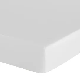 Eurofirany Spannbettlaken Baumwolle 180 x 200 cm weiß