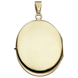 Jobo Medaillon oval 585 Gold Gelbgold