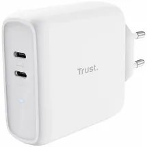 Trust Maxo Dual USB-C Schnellladegerät 65W Weiß