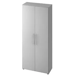 HAMMERBACHER Aktenschrank 4100, V4100/5/5/BM lichtgrau 4 Fachböden 80,0 x 34,6 x 188,0 cm