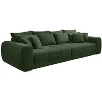 luma-home schönes für dein zuhause luma-home Big-Sofa, Grün Textil, 4-Sitzer, Füllung: Taschenfederkern, einzeln stellbar,Rechteckig, 306x86x134 cm Wohnzimmer, Sofas / Couches, Sofas, Bigsofas