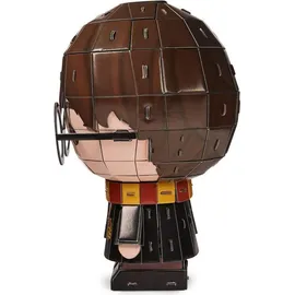 Spin Master 4D Build - Harry Potter - 3D-Puzzle des beliebten Filmheldens aus hochwertigem Karton, 87 Teile, für Fans der magischen Abenteuerserie ab 12 Jahren, Rot und Gold