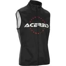 Acerbis Linear, Weste - Schwarz/Weiß/Rot - 3XL