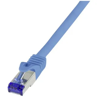Logilink C6A036S RJ45 CAT 6a S/FTP Blau 1 St.