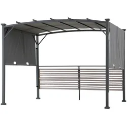 Sunjoy Stoff Whirlpool Pergola TITOV - 270cm x 300cm, grau