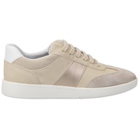 GEOX Mädchen D Meleda Sneaker, Off White Lt Sand,