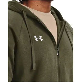 Under Armour Rival Fleece Kapuzenjacke Herren 390 marine od green/white XS