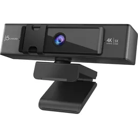 j5create USB 4K Ultra HD Webcam Schwarz