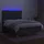 vidaXL Boxspringbett 140 x 200 cm Dunkelgrau