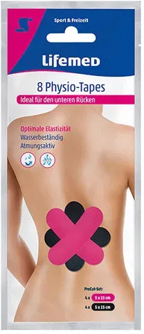 Lifemed Physio-Tapes 15 cm x 5 cm farbig sortiert 