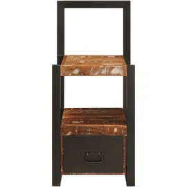 vidaXL Kleiderständer Bunt 40x40x90 cm Massivholz Recycelt