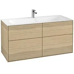 Villeroy und Boch Finion Waschtischunterschrank F05000PC 119,6x59,1x49,8cm, Oak Veneer