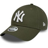 New Era New York Yankees MLB League Essential Olive 9Forty Adjustable Women Cap - One-Size