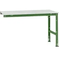 Manuflex Ansatztisch UNIVERSAL Standard, Tischplatte Kunststoff, 1500x1000, resedagrün