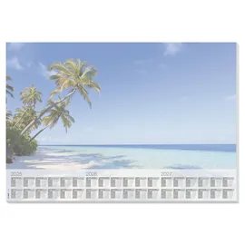 Sigel Schreibtischunterlage Beach blau 30 Blatt