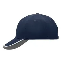Kontrast Sandwichcap MB049, navy-blau/hellgrau, Einheitsgröße - hellgrau