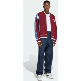 adidas Originals Wicons Strickjacke - Shadow Red / Off White / Ash Blue - XL