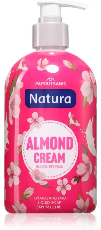PAPOUTSANIS Natura Almond Cream Flüssigseife 480 ml