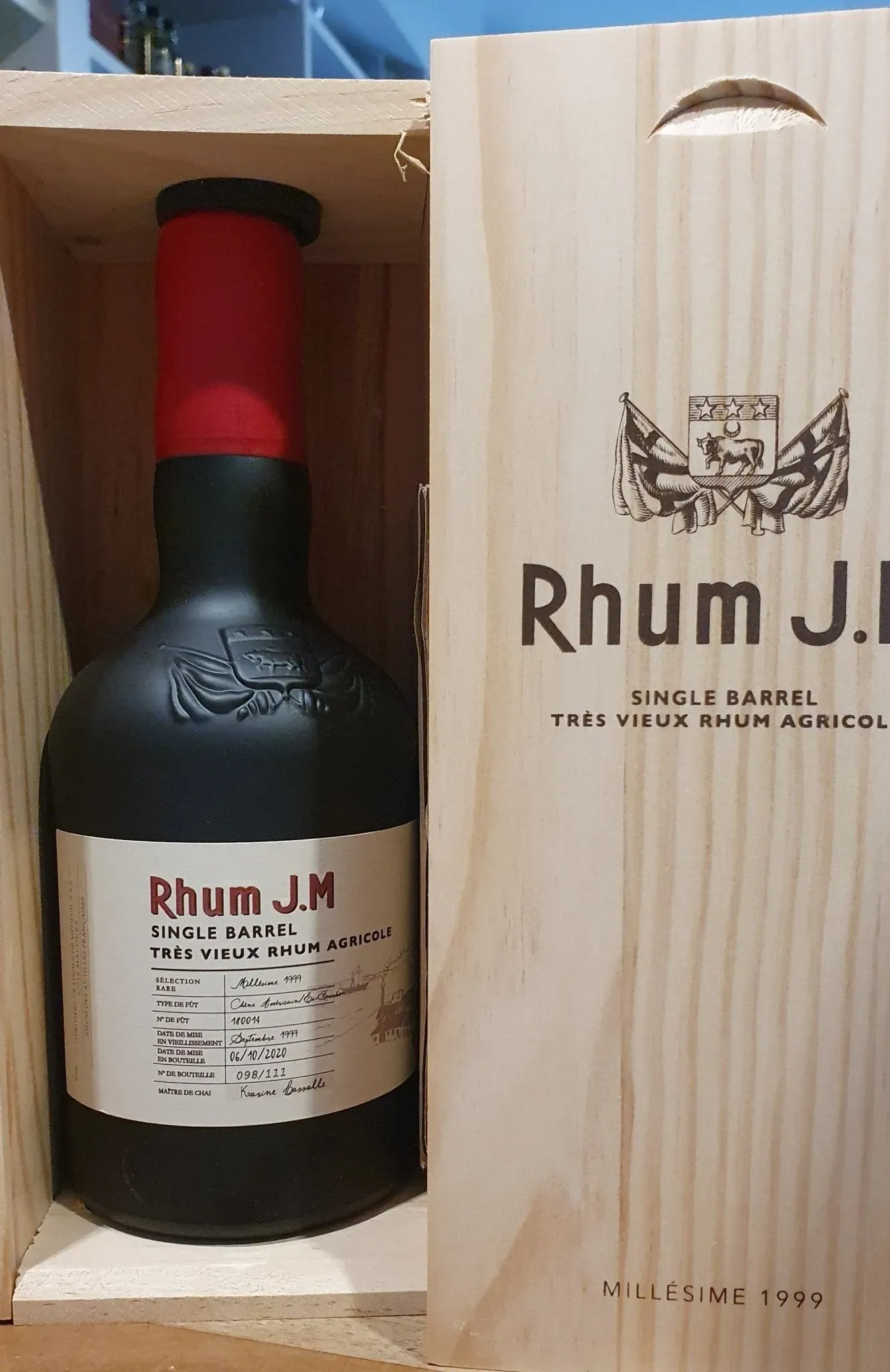 Rhum J.M Millesime 1999 2020 FUT 014 Single Barrel 42,84%vol. 0,5l single Cask #x Rum Agricole Martinique