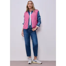 STREET ONE Weste mit V-Neck aus Teddy-Material Rosa 38