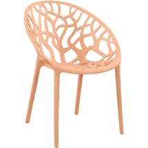 CLP Gartenstuhl Hope 59 x 59 x 80 cm pfirsich