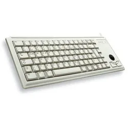 Cherry Compact-Keyboard G84-4400 Tastatur USB Hellgrau