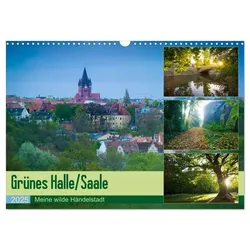 Grünes Halle/Saale - Meine wilde Händelstadt (Wandkalender 2025 DIN A3 quer), CALVENDO Monatskalender