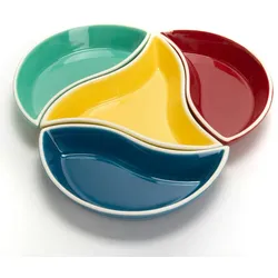 Platte Gelber Stern Peps - Andere Amadeus Steingut 13.5x20 cm