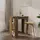vidaXL Bartisch mit Regal 102 x 50 x 103,5 cm Braun Eiche