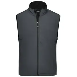 James & Nicholson Softshell Weste Grau 2XL