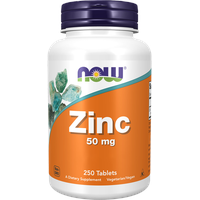 NOW Foods Zinc 50 mg Tabletten