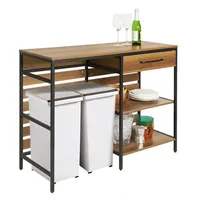 SoBuy Kücheninsel Vintage Braun