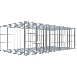 Gabiona C-Ring-Gabione-Anbaukorb Typ 2 30 x 100 x 50 cm Maschenw 5 x 10 cm