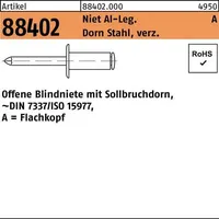 Reyher Blindniete R 88402 FLAKO 6x10 Niet Aluminium/Dorn Stahl